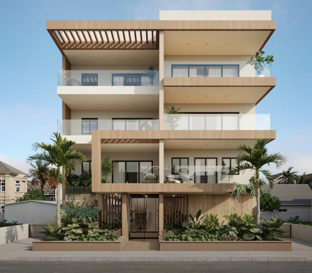 2-bedrooms apartments in Nicosia, Cyprus.