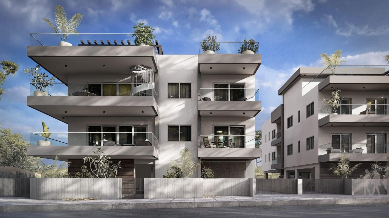 3-bedrooms apartments in Limassol, Cyprus.