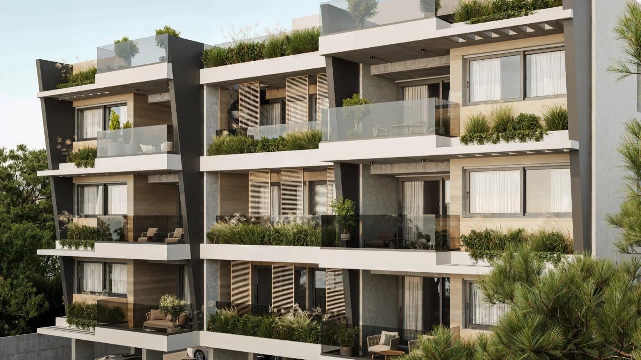 2-bedrooms apartments in Limassol, Cyprus.