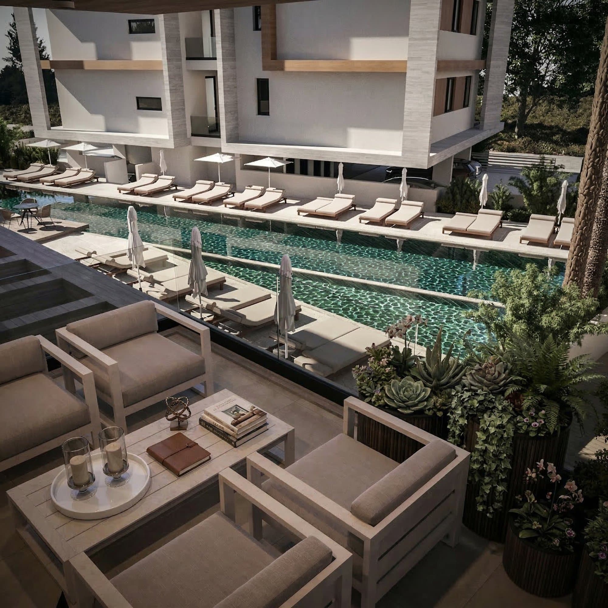 3-bedrooms apartments in Larnaca, Cyprus.