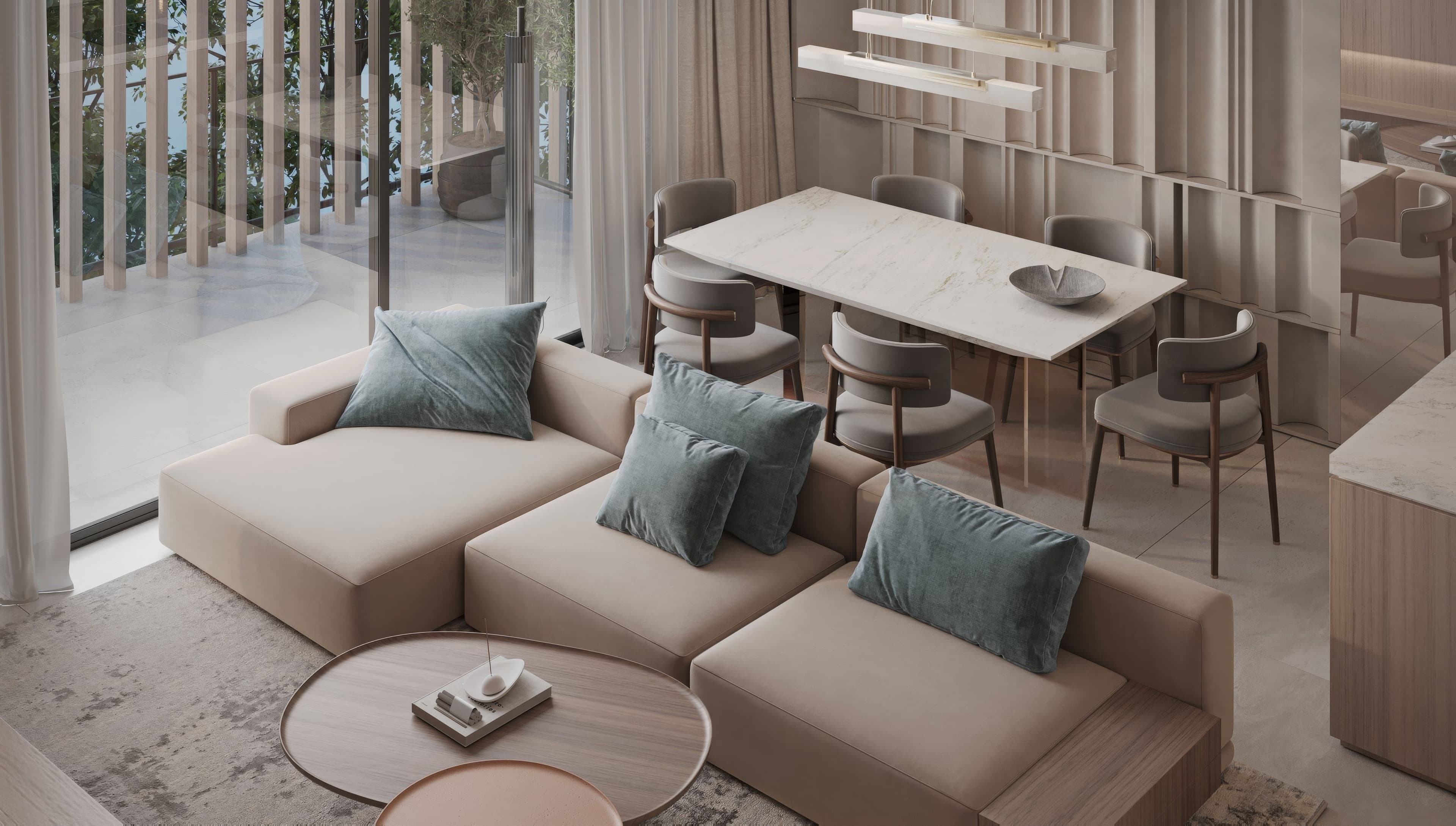 2-bedrooms apartments in Paphos, Cyprus.