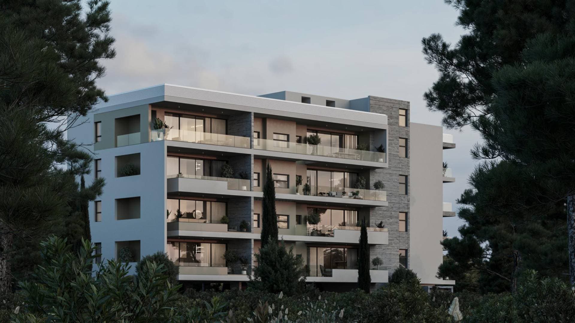 2-bedrooms apartments in Limassol, Cyprus.