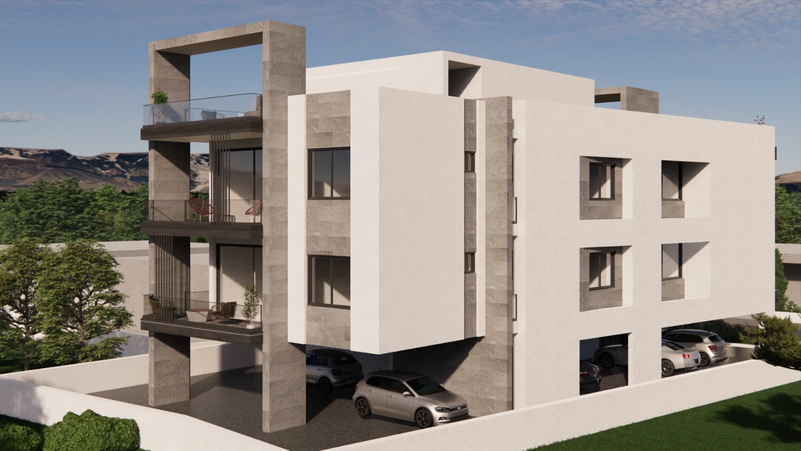 2-bedrooms apartments in Larnaca, Cyprus.