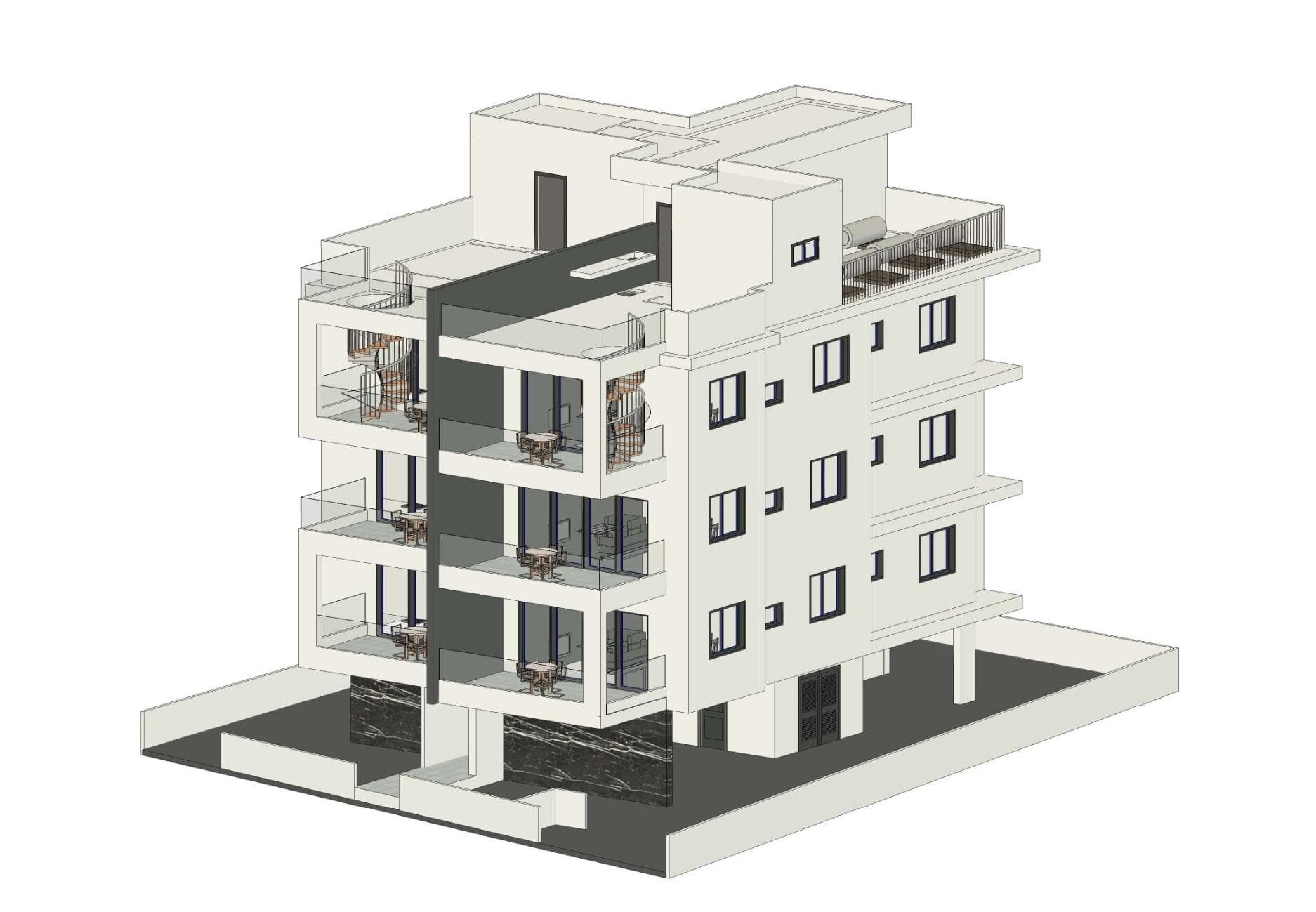 2-bedrooms apartments in Larnaca, Cyprus.