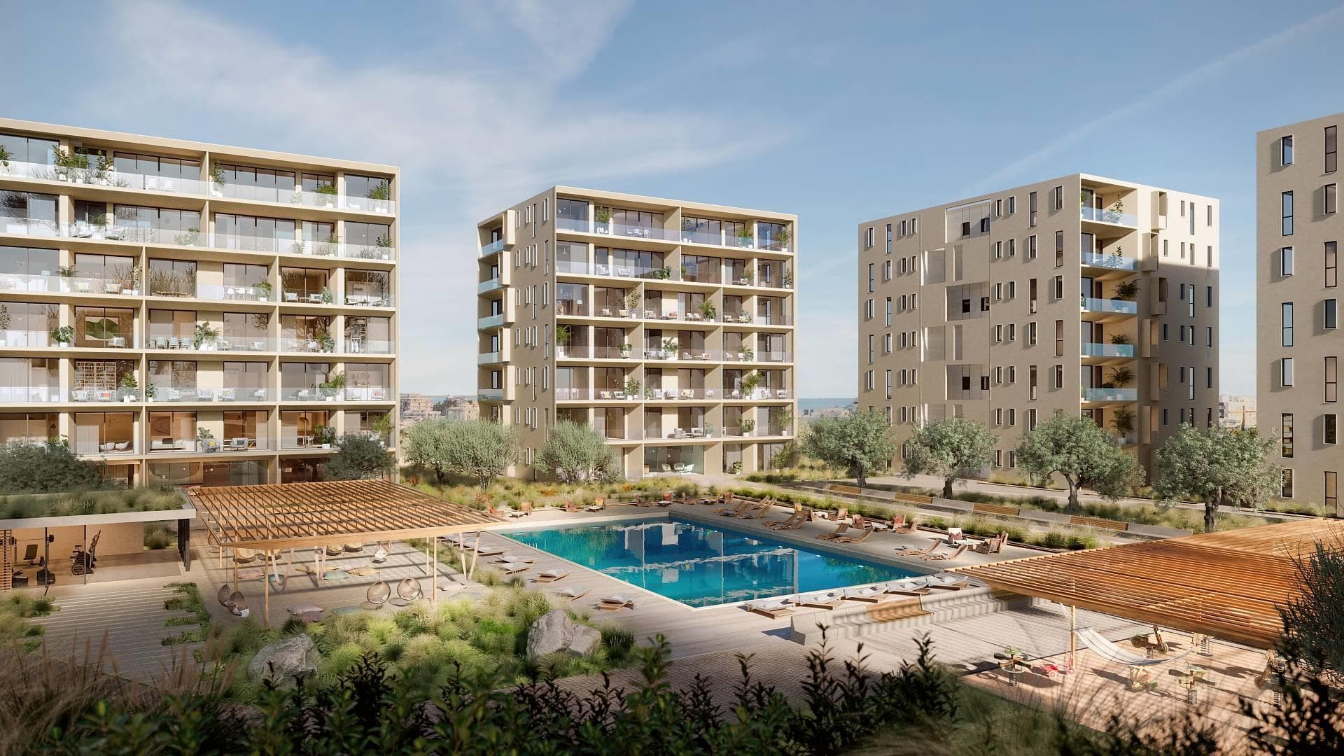 1-bedrooms apartments in Limassol, Cyprus.