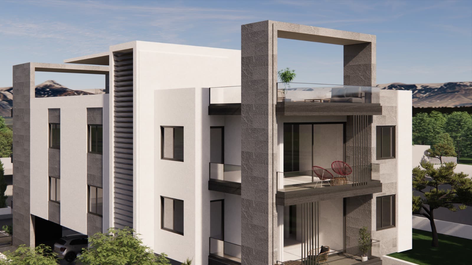 2-bedrooms apartments in Larnaca, Cyprus.