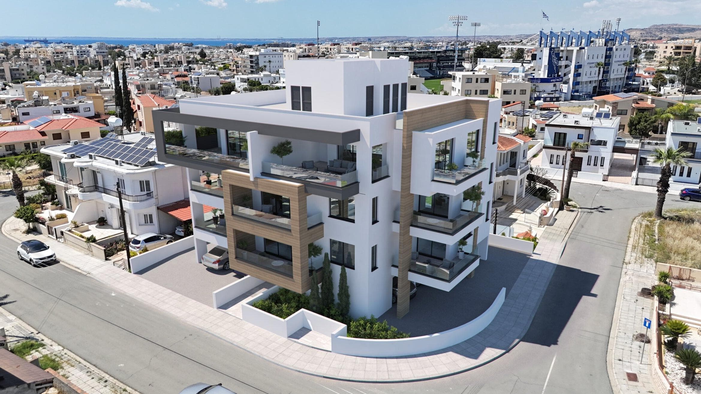3-bedrooms apartments in Larnaca, Cyprus.