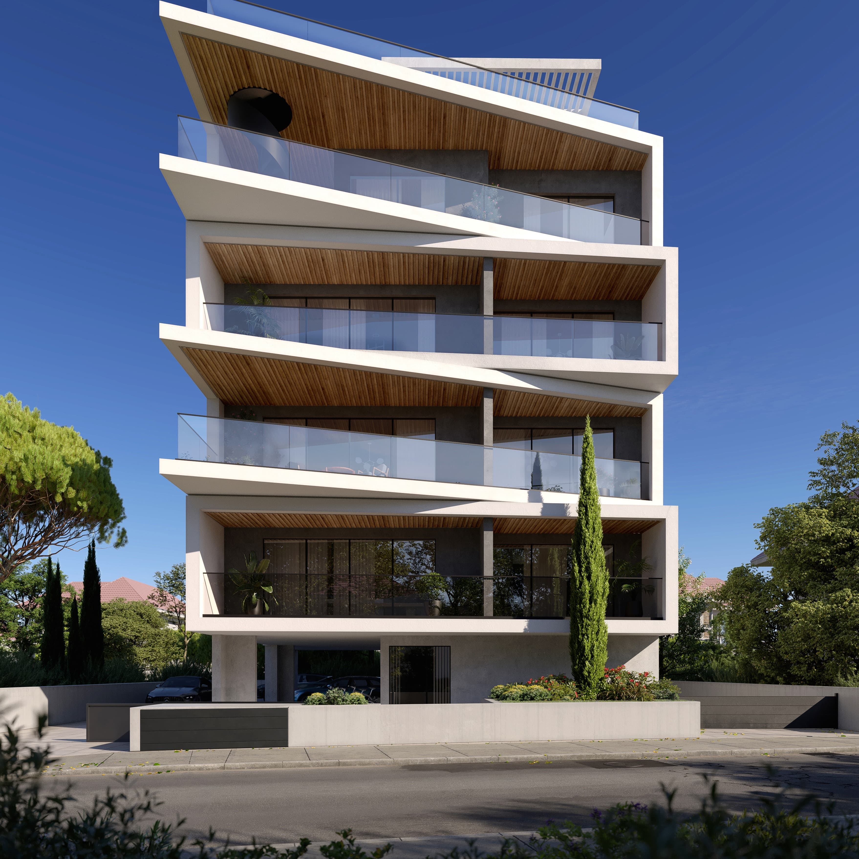 2-bedrooms apartments in Limassol, Cyprus.