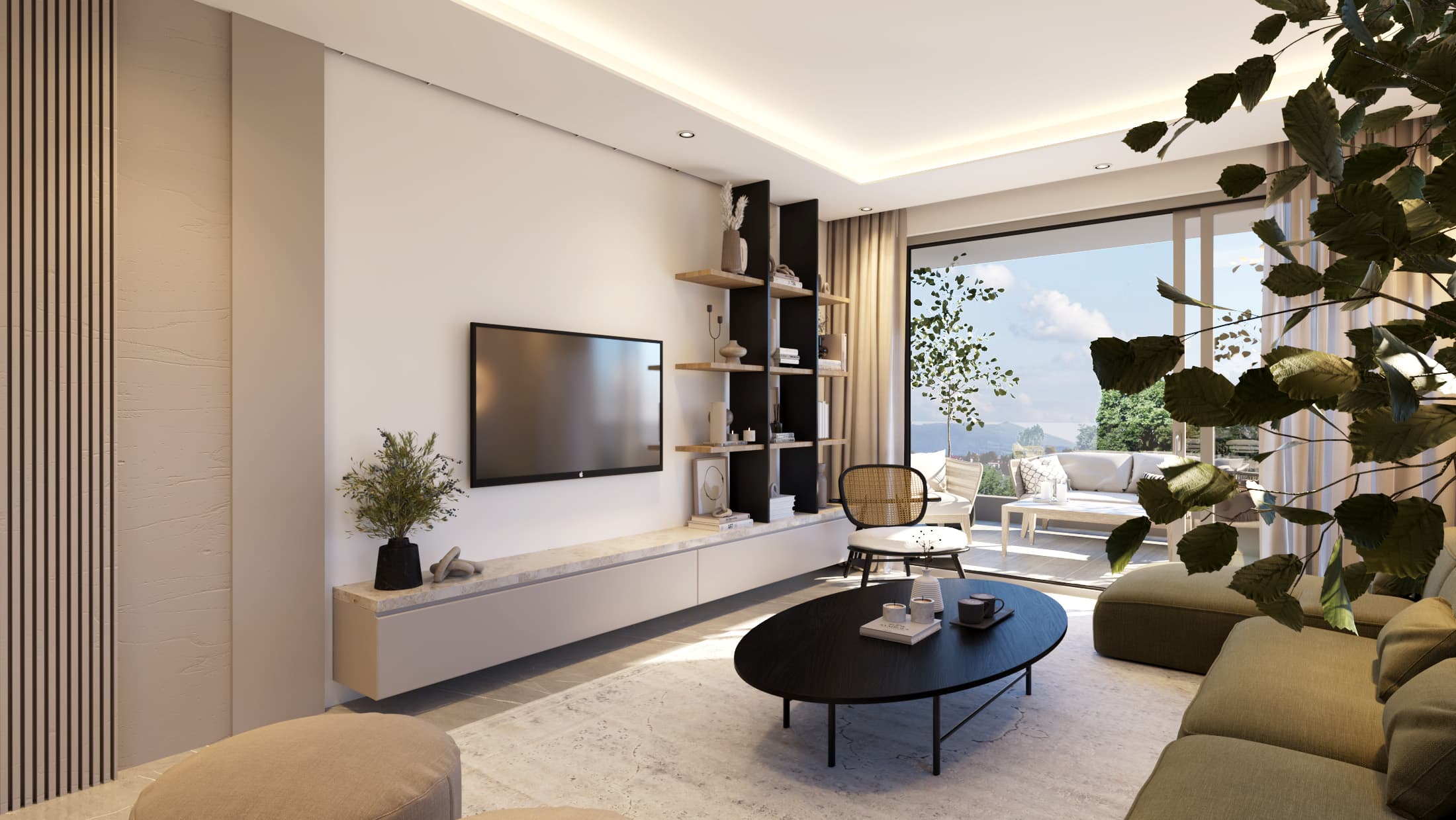 2-bedrooms apartments in Limassol, Cyprus.