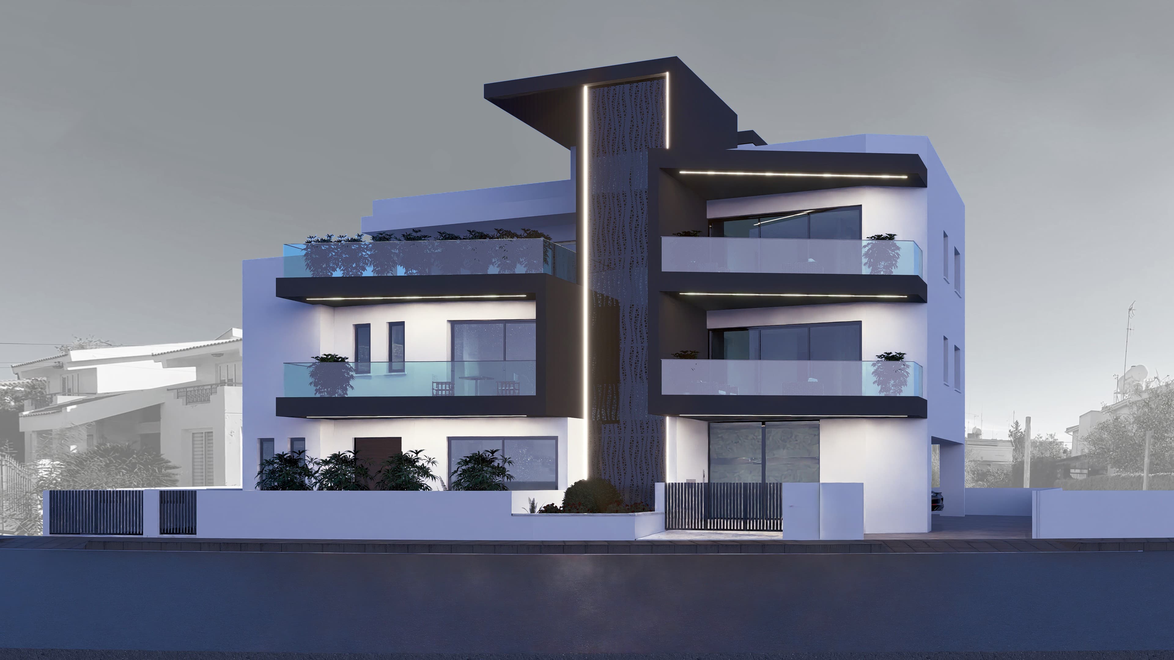 2-bedrooms apartments in Nicosia, Cyprus.