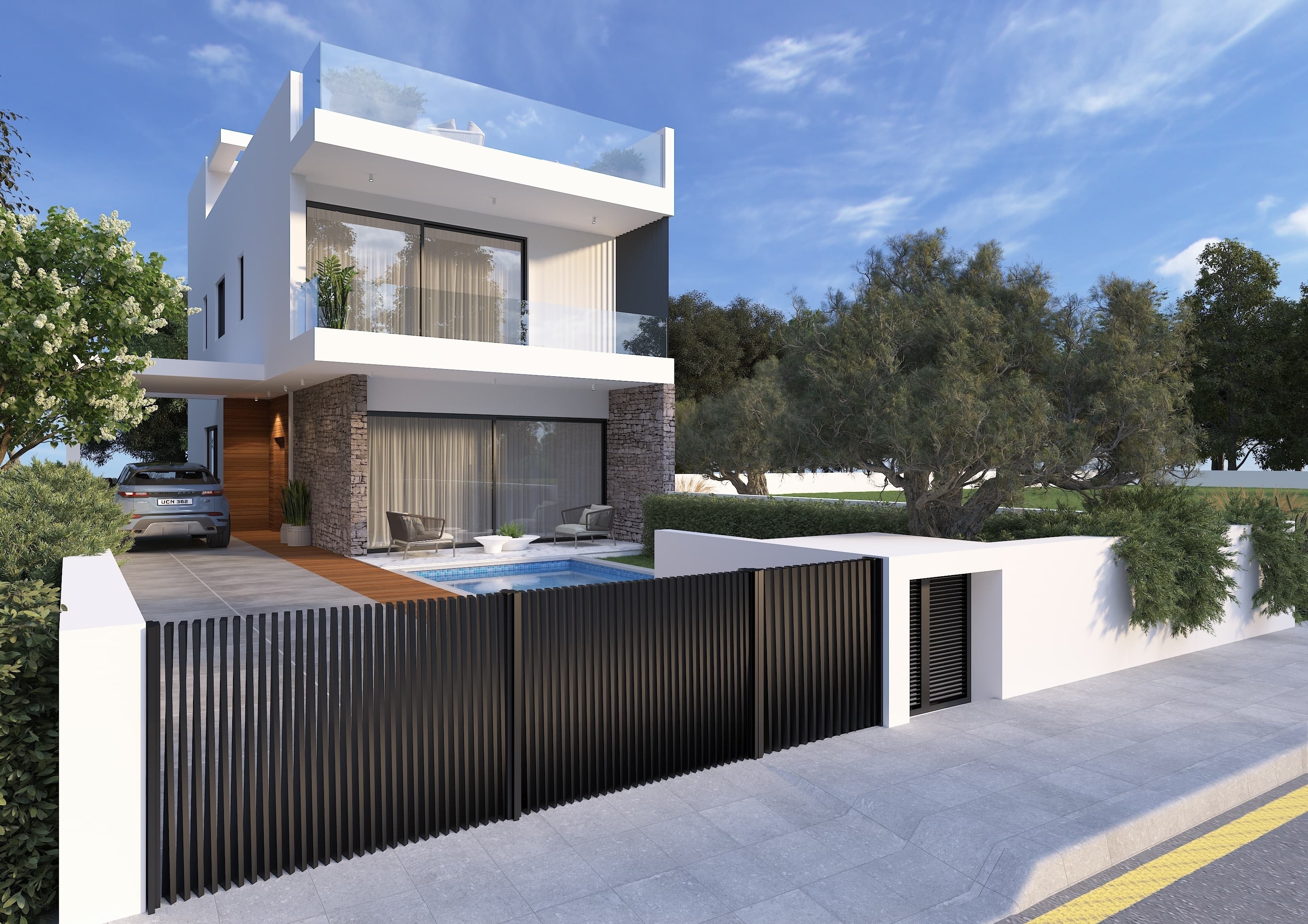 3-bedrooms house in Paphos, Cyprus.