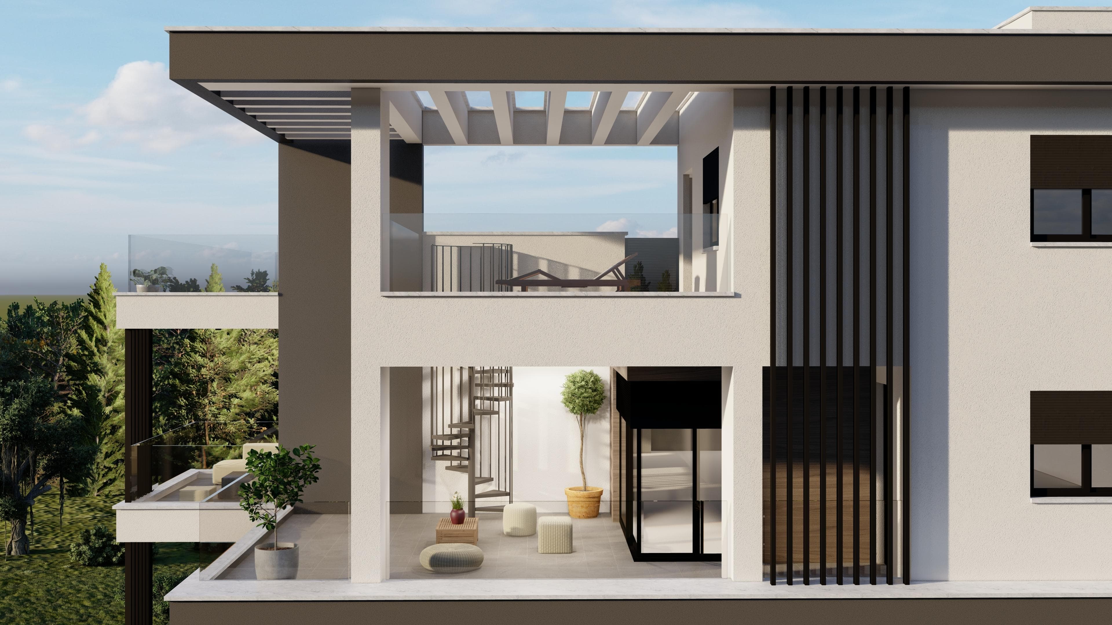2-bedrooms apartments in Limassol, Cyprus.