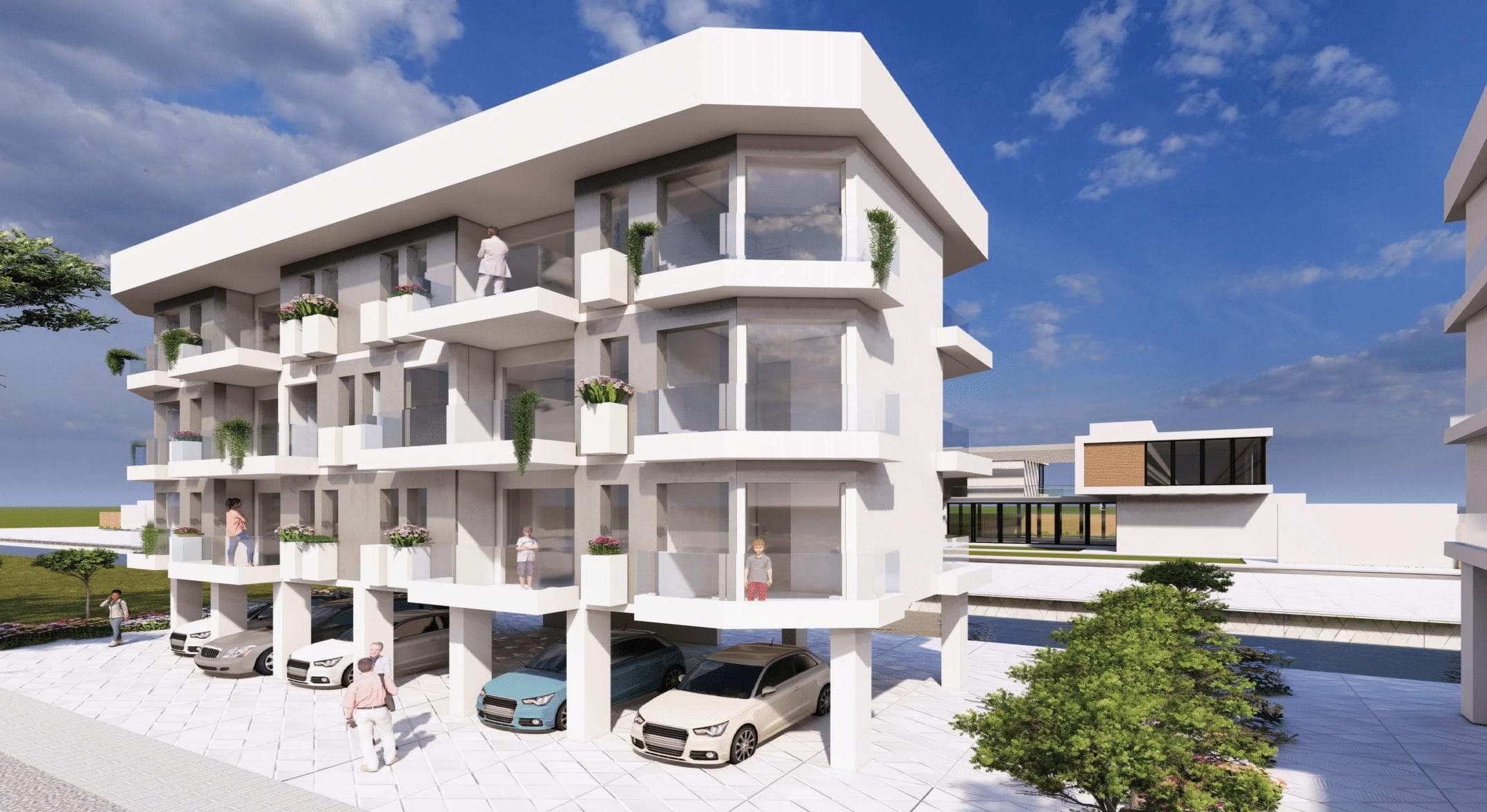 2-bedrooms apartments in Larnaca, Cyprus.