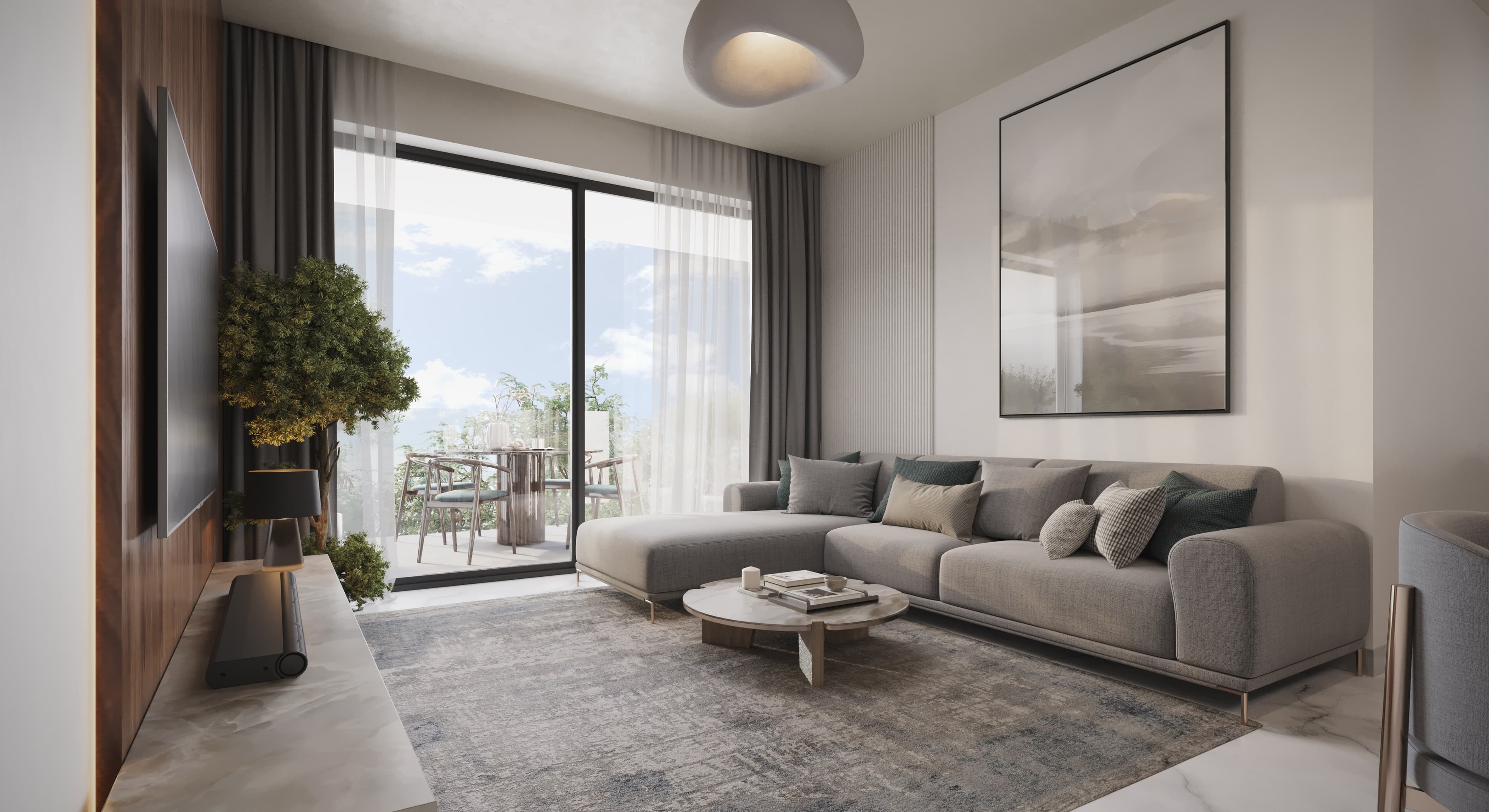 2-bedrooms apartments in Paphos, Cyprus.