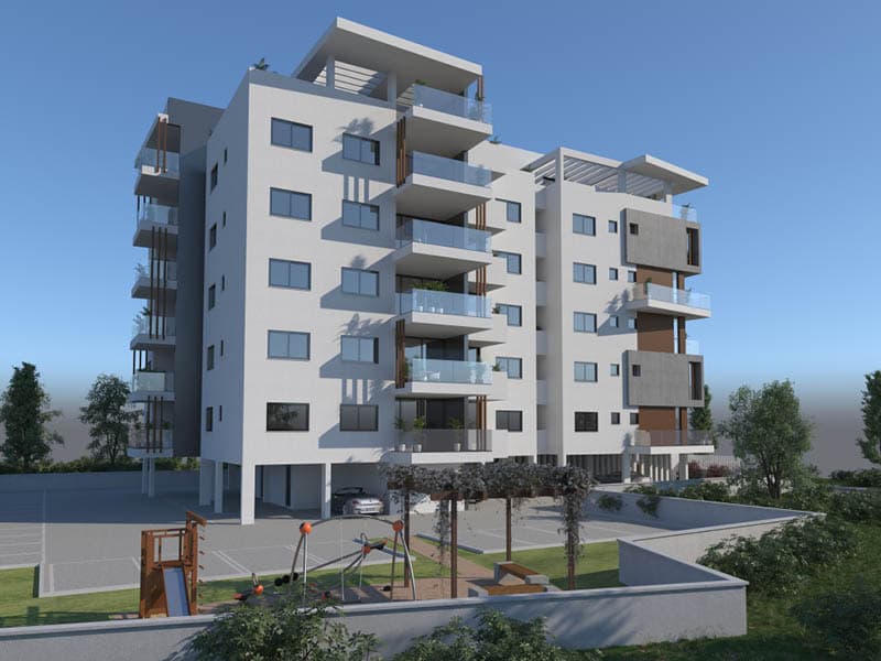 2-bedrooms apartments in Limassol, Cyprus.
