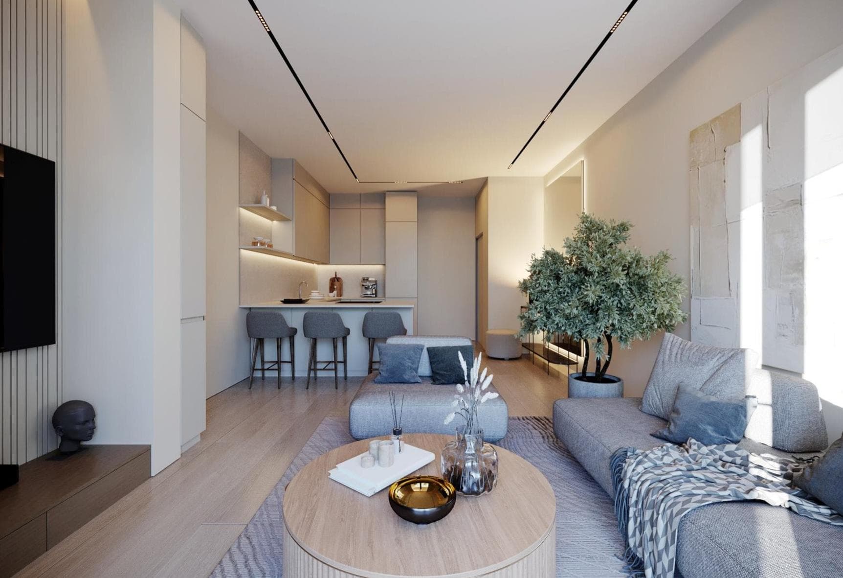 2-bedrooms apartments in Larnaca, Cyprus.
