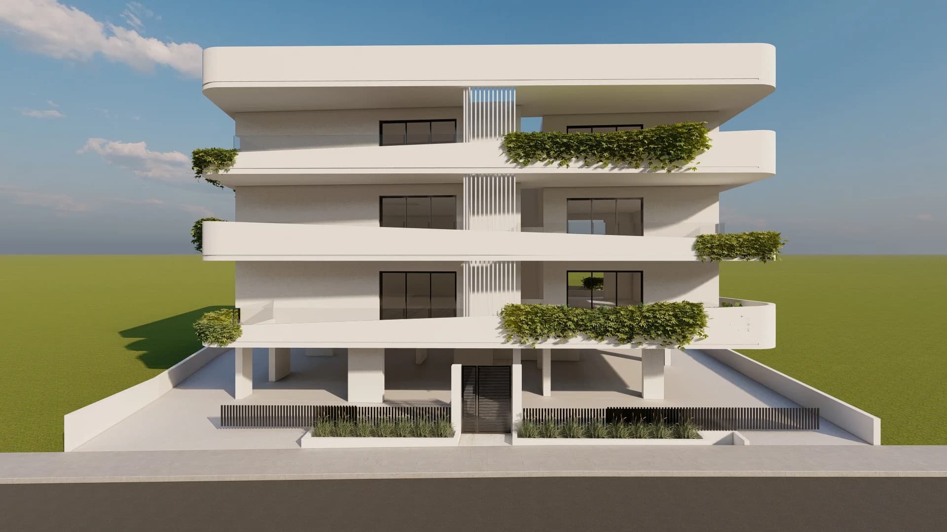 2-bedrooms apartments in Nicosia, Cyprus.