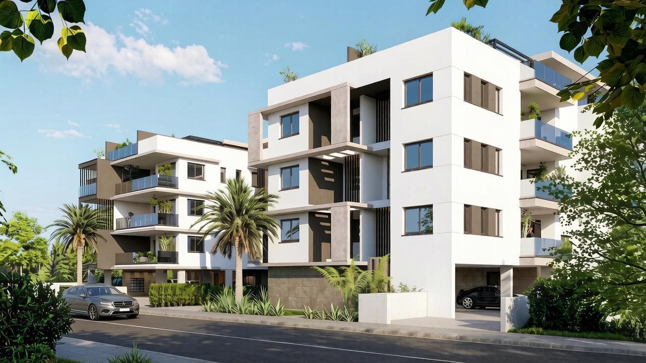 3-bedrooms apartments in Larnaca, Cyprus.