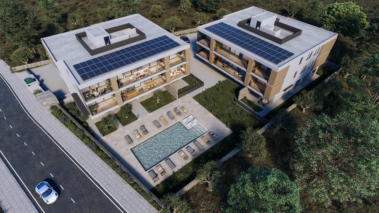 3-bedrooms apartments in Paphos, Cyprus.