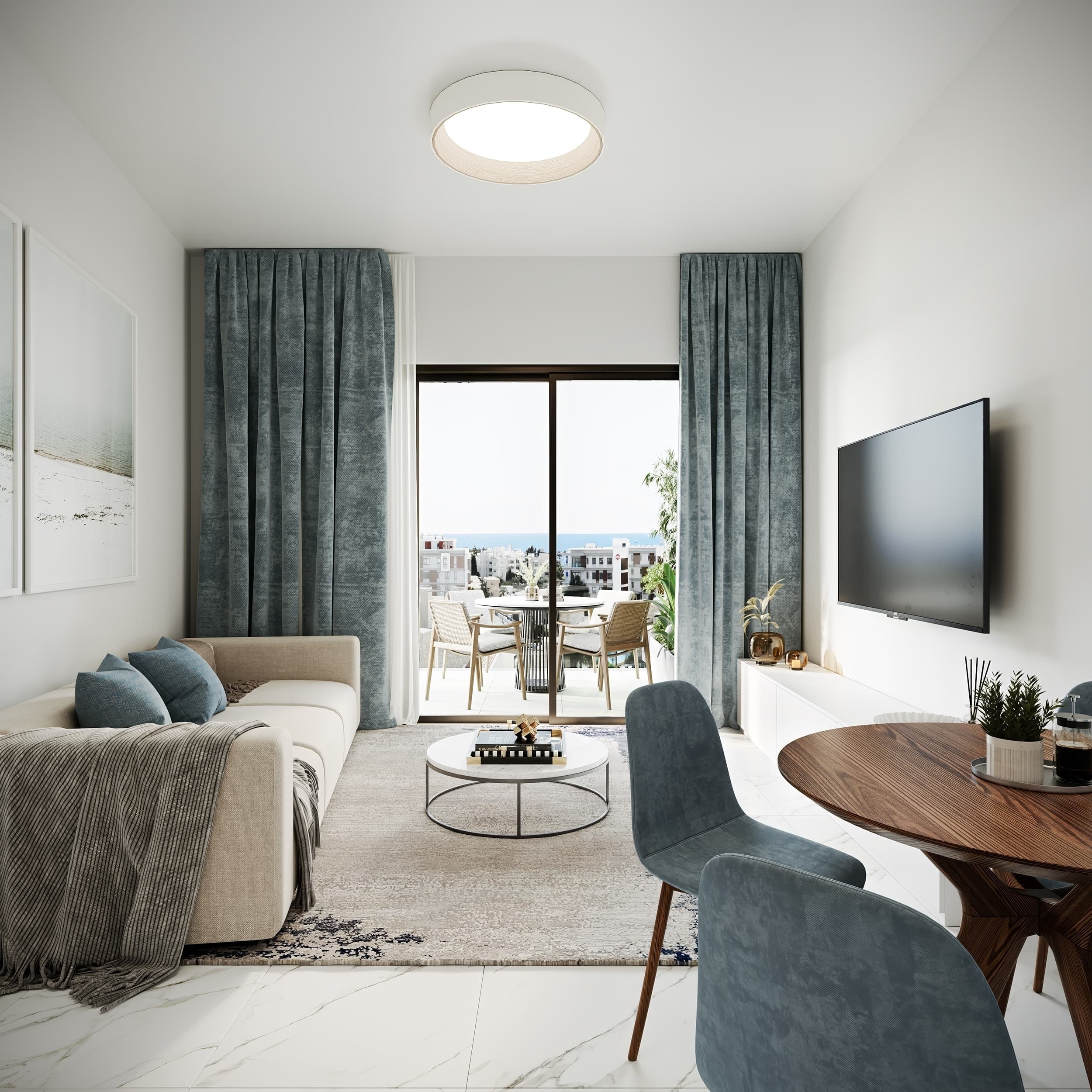 1-bedrooms apartments in Limassol, Cyprus.