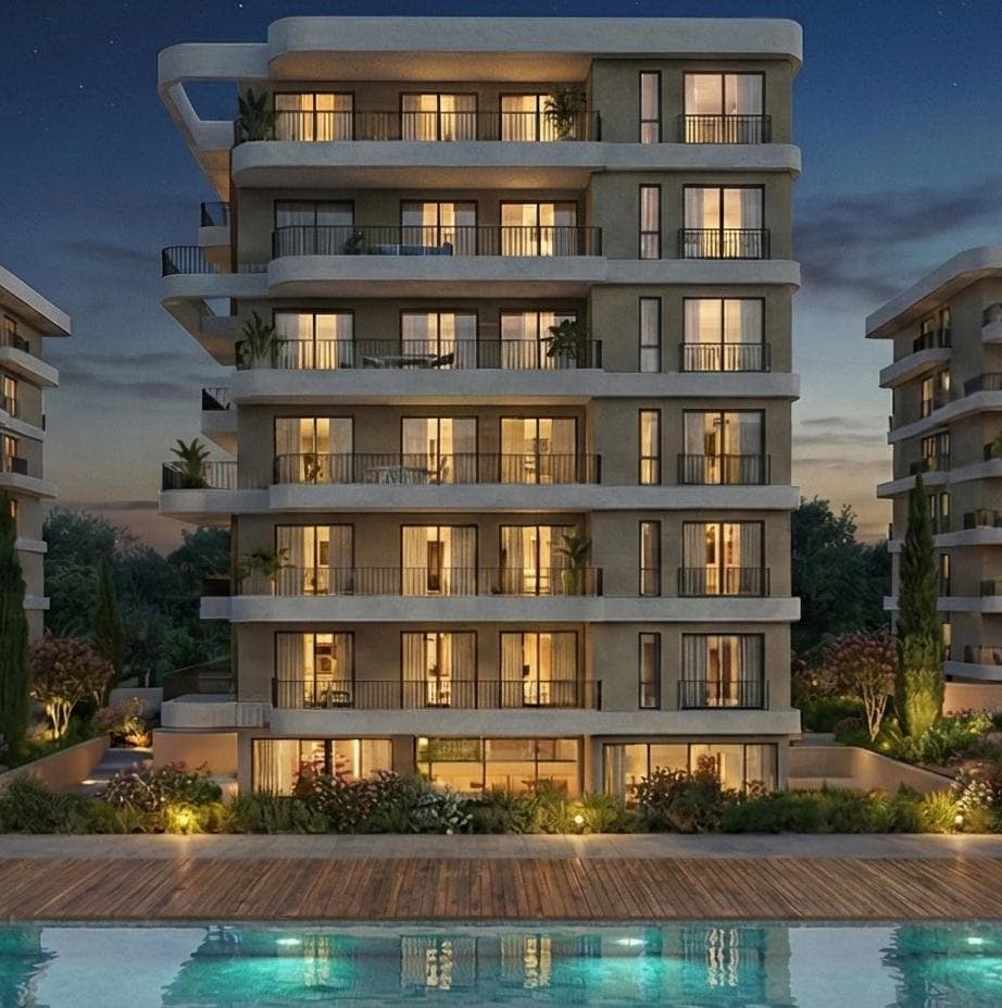 1-bedrooms apartments in Larnaca, Cyprus.