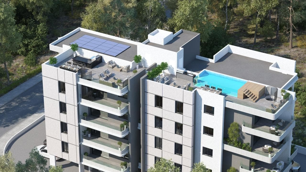 2-bedrooms apartments in Larnaca, Cyprus.