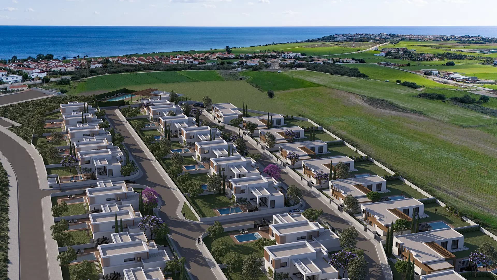 3-bedrooms house in Larnaca, Cyprus.