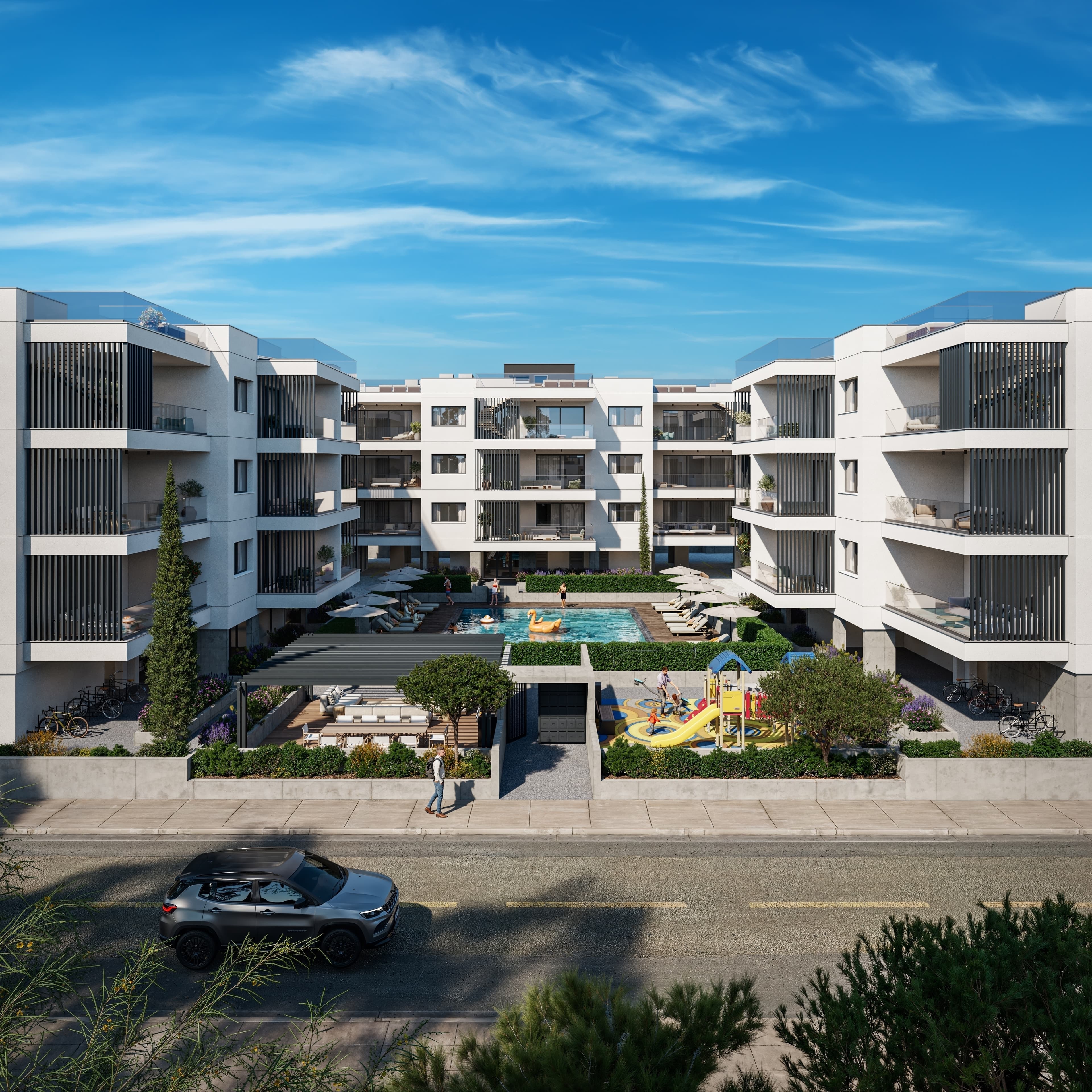 1-bedrooms apartments in Paphos, Cyprus.