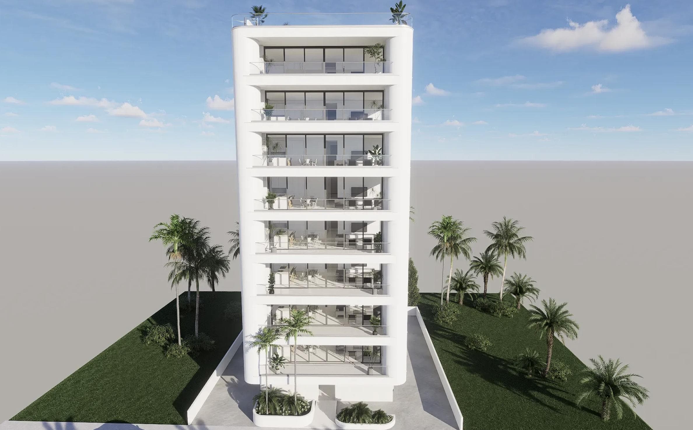 3-bedrooms apartments in Larnaca, Cyprus.