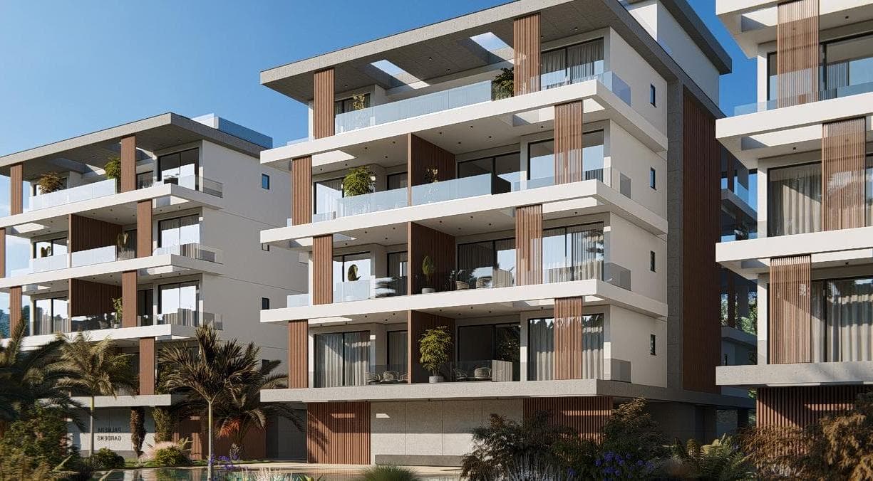 2-bedrooms apartments in Limassol, Cyprus.