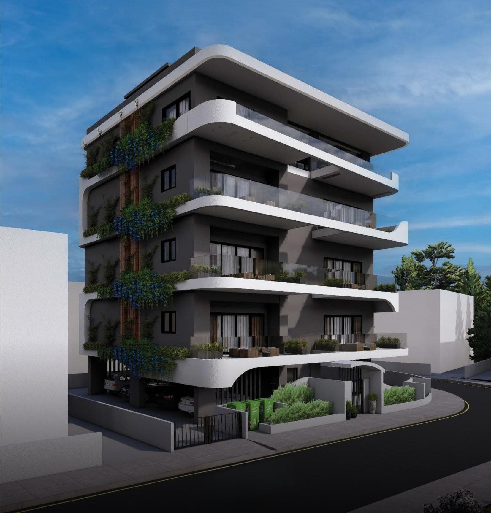 2-bedrooms apartments in Limassol, Cyprus.