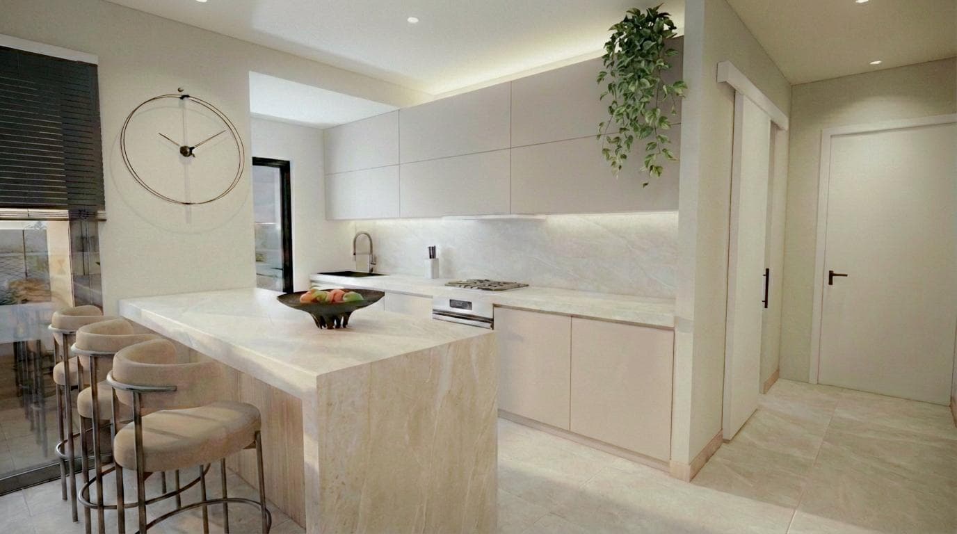 2-bedrooms apartments in Limassol, Cyprus.