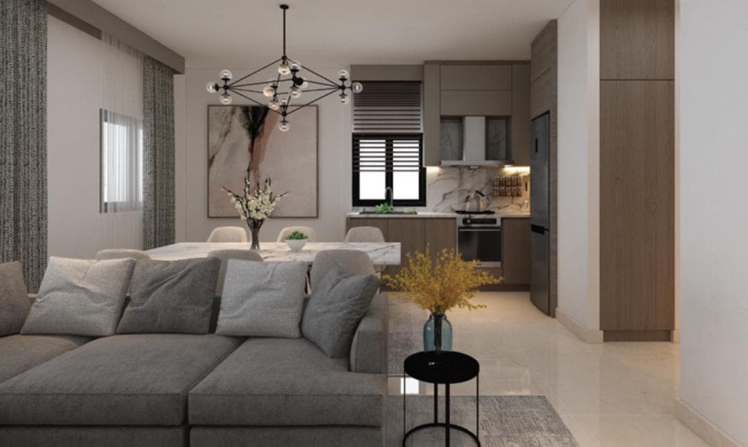 3-bedrooms apartments in Nicosia, Cyprus.