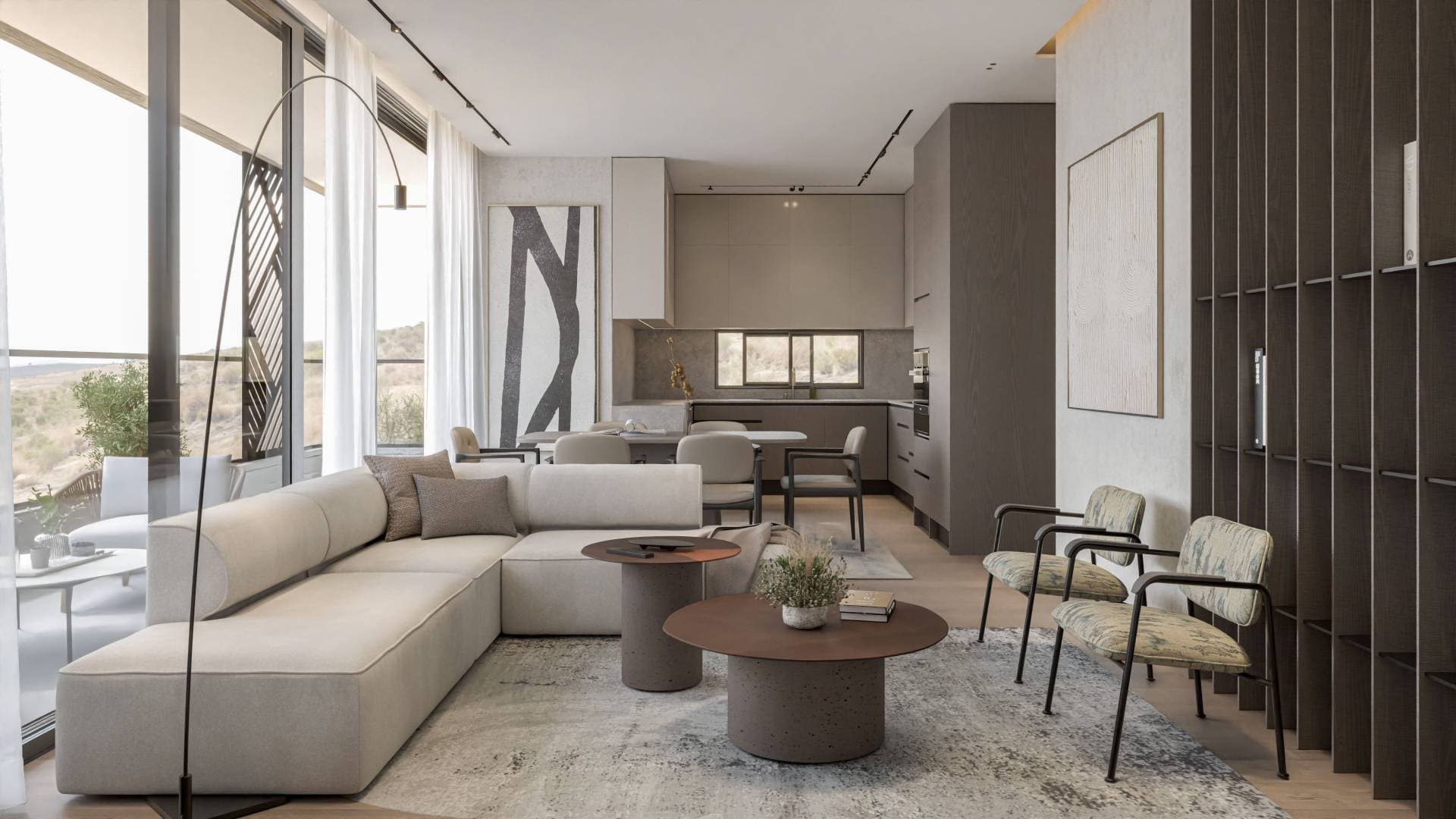 2-bedrooms apartments in Larnaca, Cyprus.