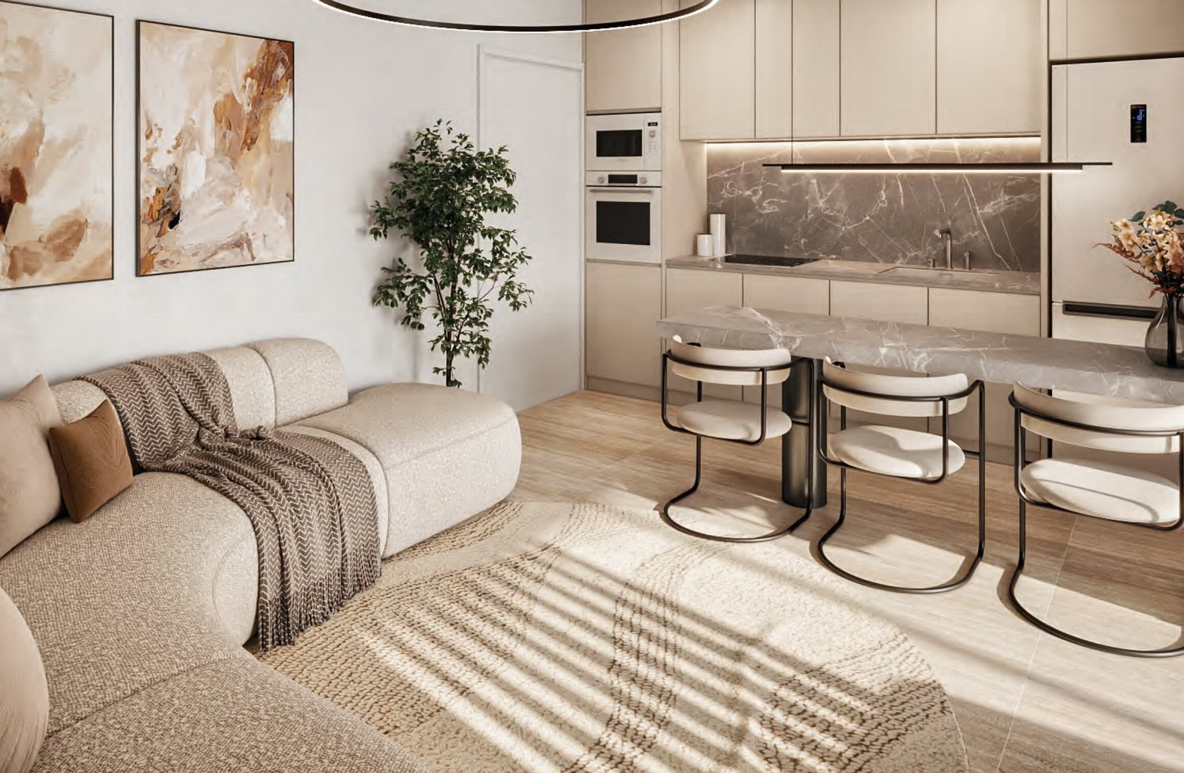1-bedrooms apartments in Limassol, Cyprus.