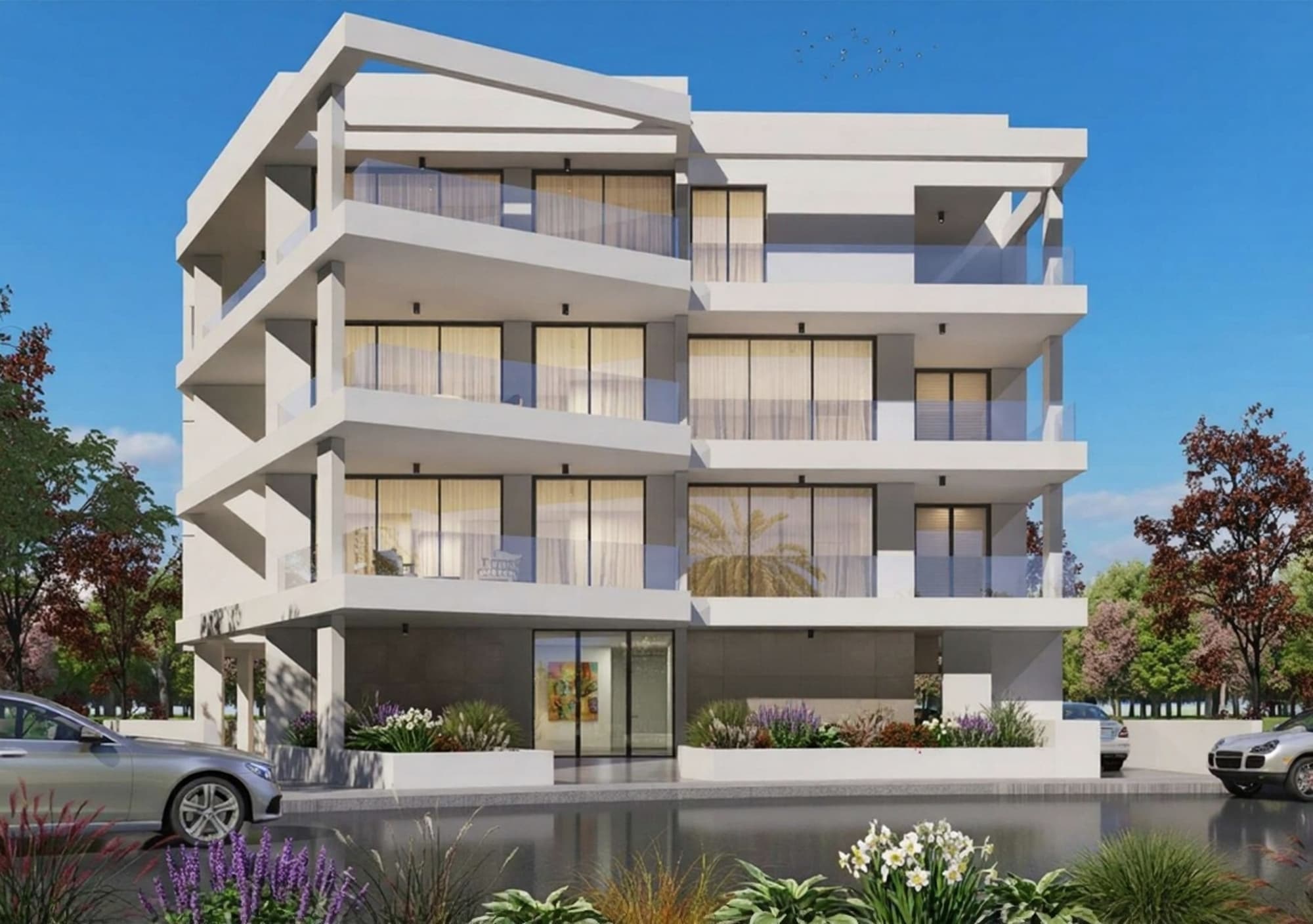 3-bedrooms apartments in Nicosia, Cyprus.