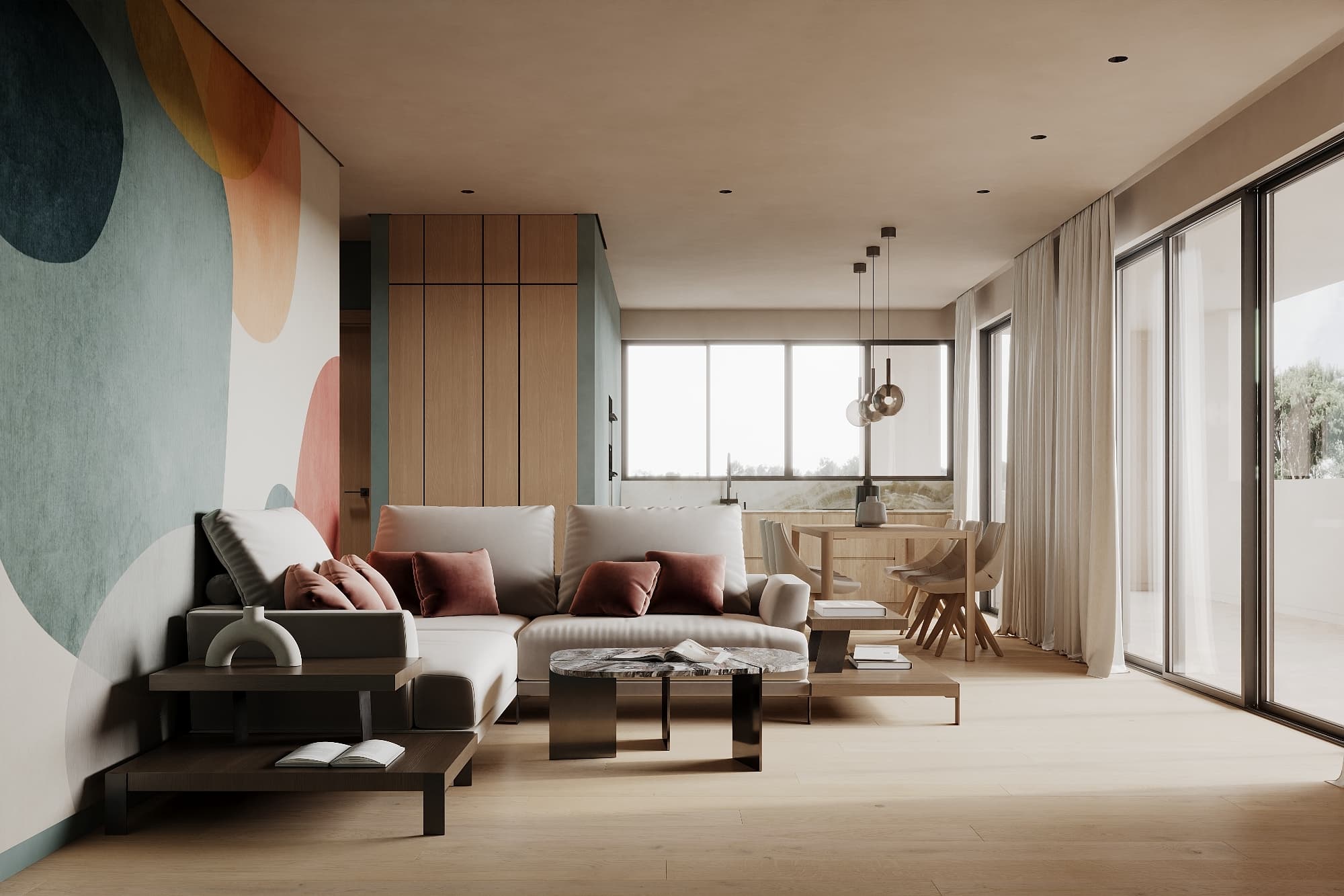 2-bedrooms apartments in Paphos, Cyprus.