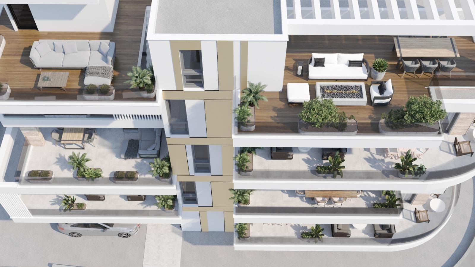 2-bedrooms apartments in Larnaca, Cyprus.