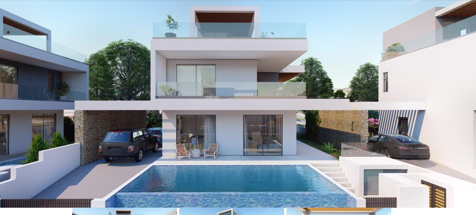 3-bedrooms house in Paphos, Cyprus.