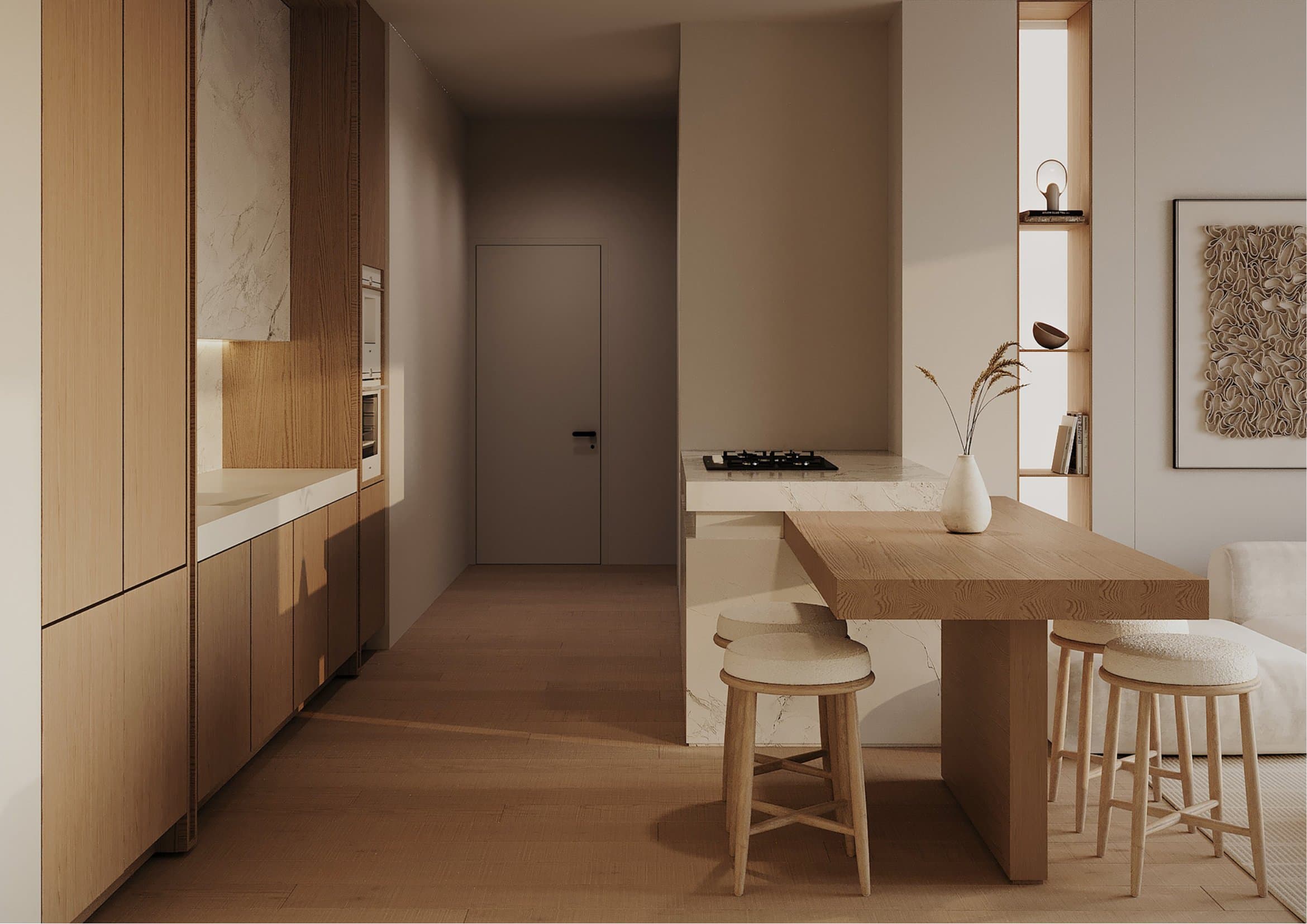 2-bedrooms apartments in Nicosia, Cyprus.