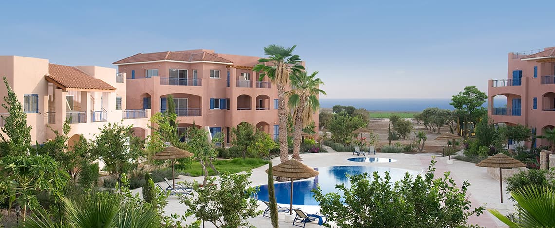 2-bedrooms apartments in Paphos, Cyprus.