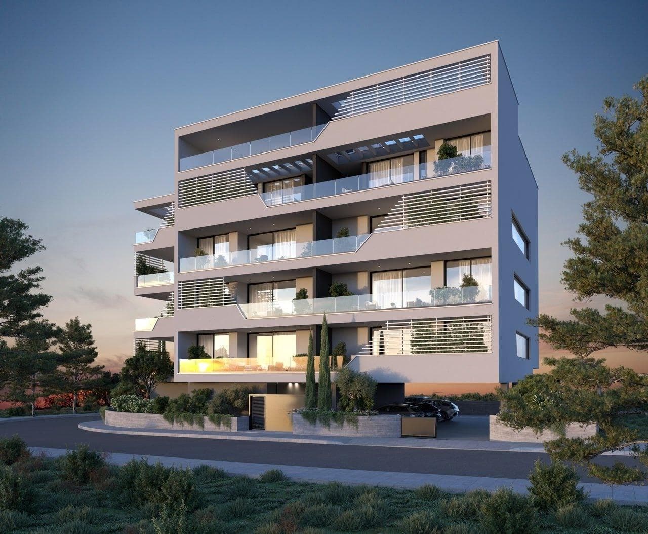 2-bedrooms apartments in Limassol, Cyprus.