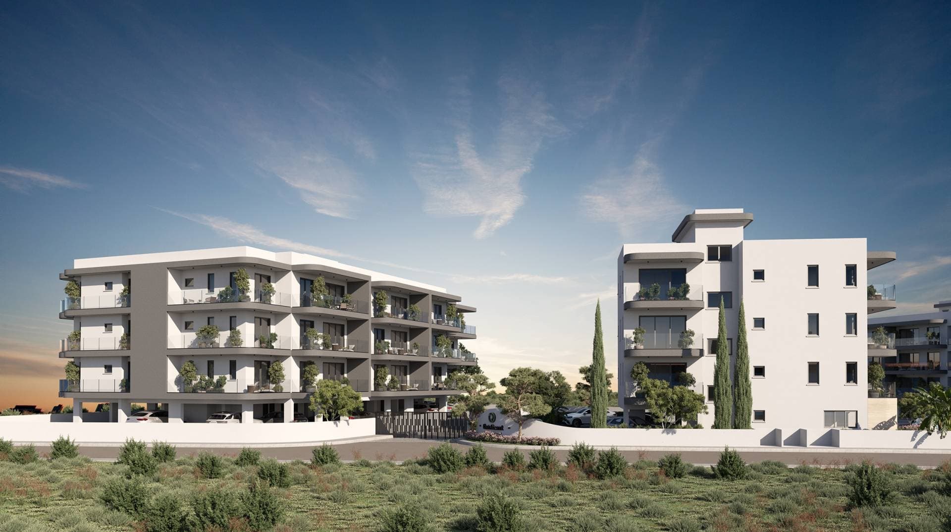 2-bedrooms apartments in Larnaca, Cyprus.