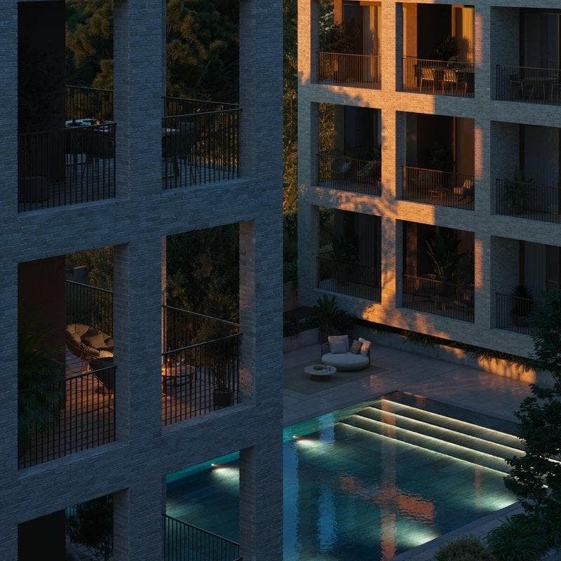 2-bedrooms apartments in Limassol, Cyprus.