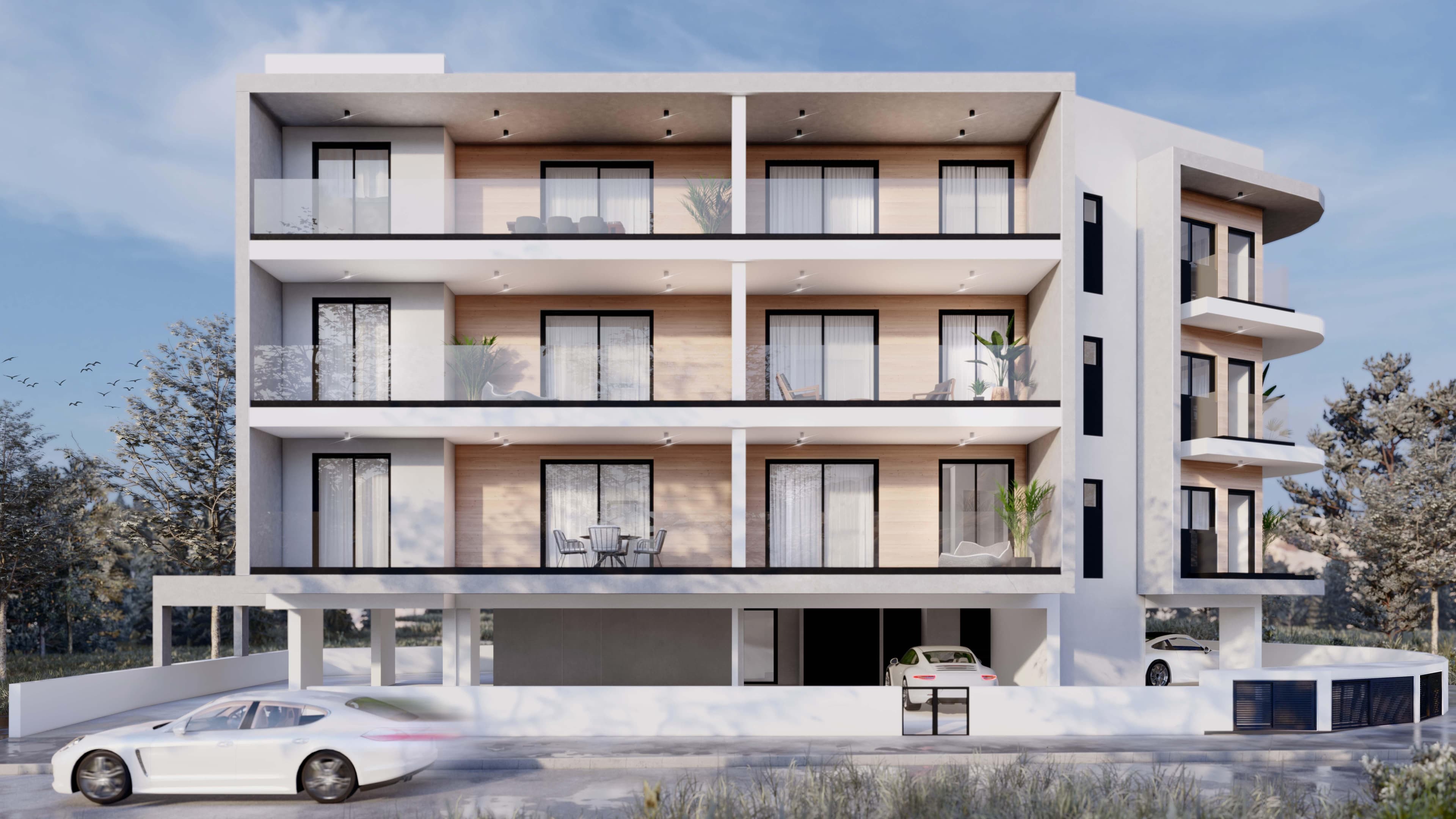 2-bedrooms apartments in Limassol, Cyprus.