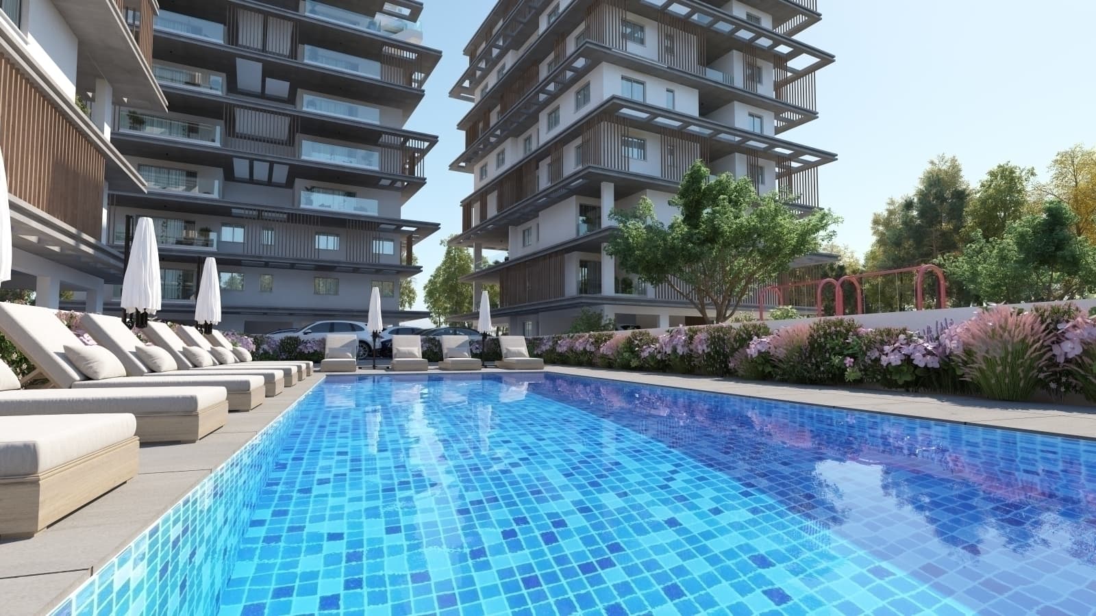1-bedrooms apartments in Larnaca, Cyprus.