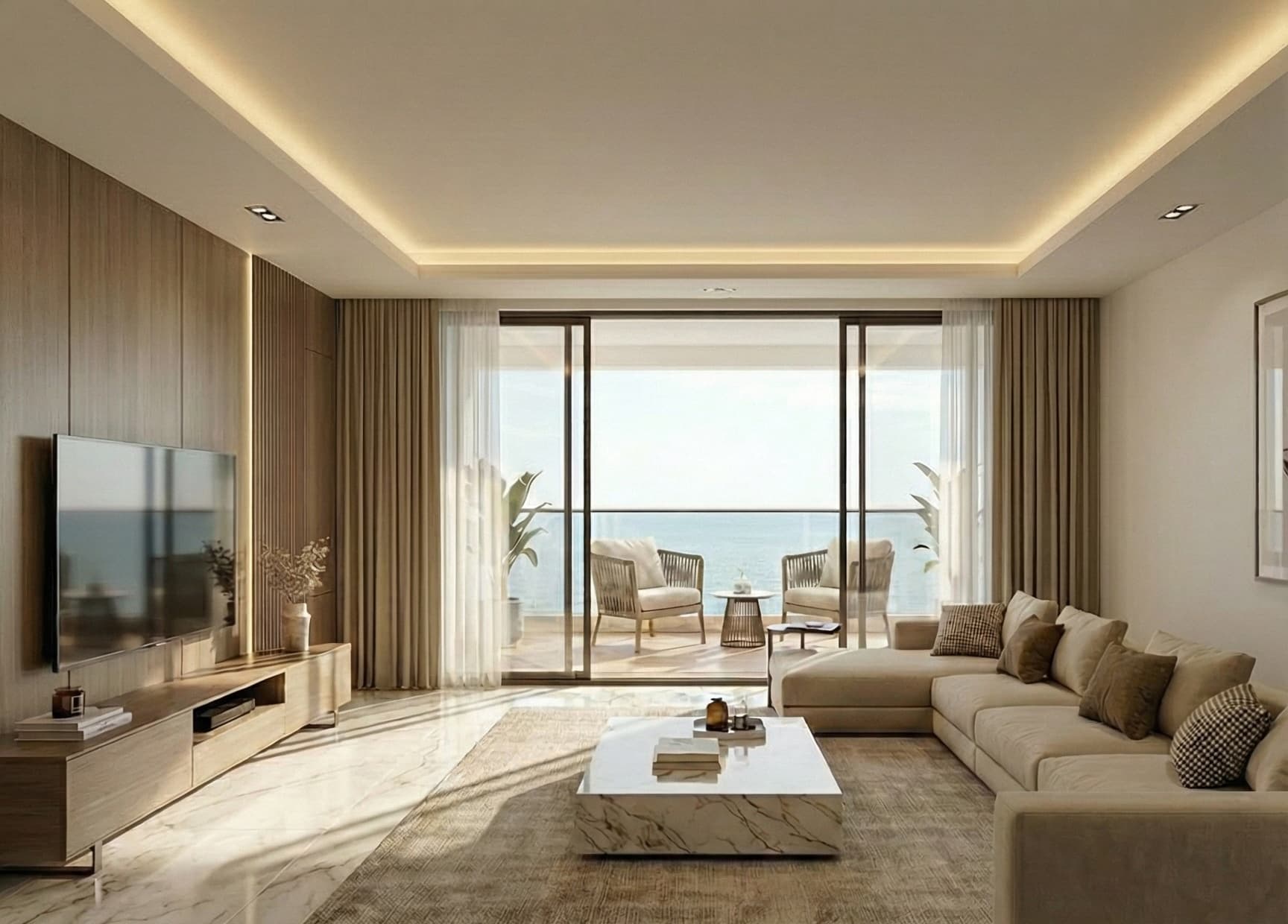 2-bedrooms apartments in Paphos, Cyprus.