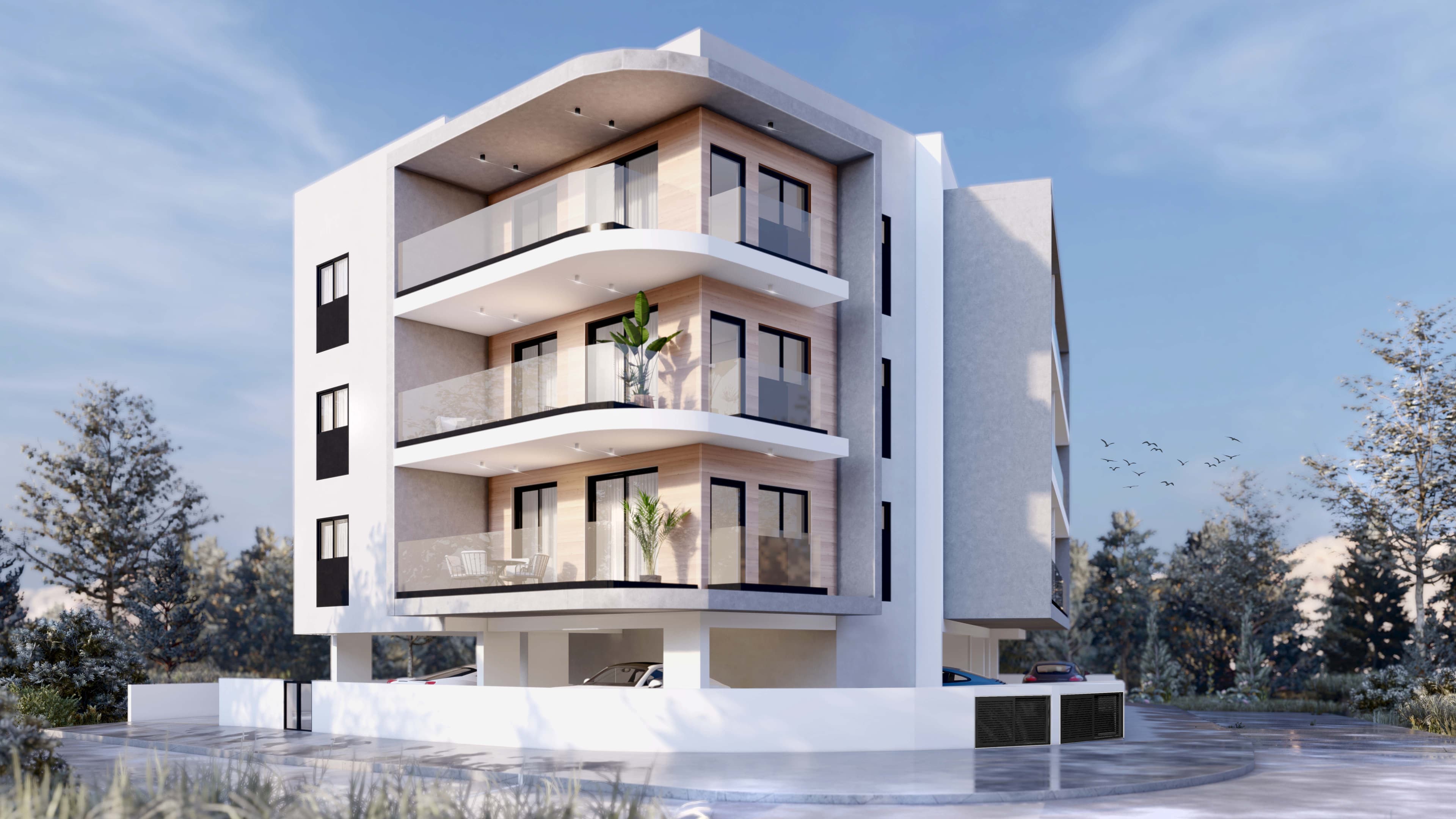 2-bedrooms apartments in Limassol, Cyprus.