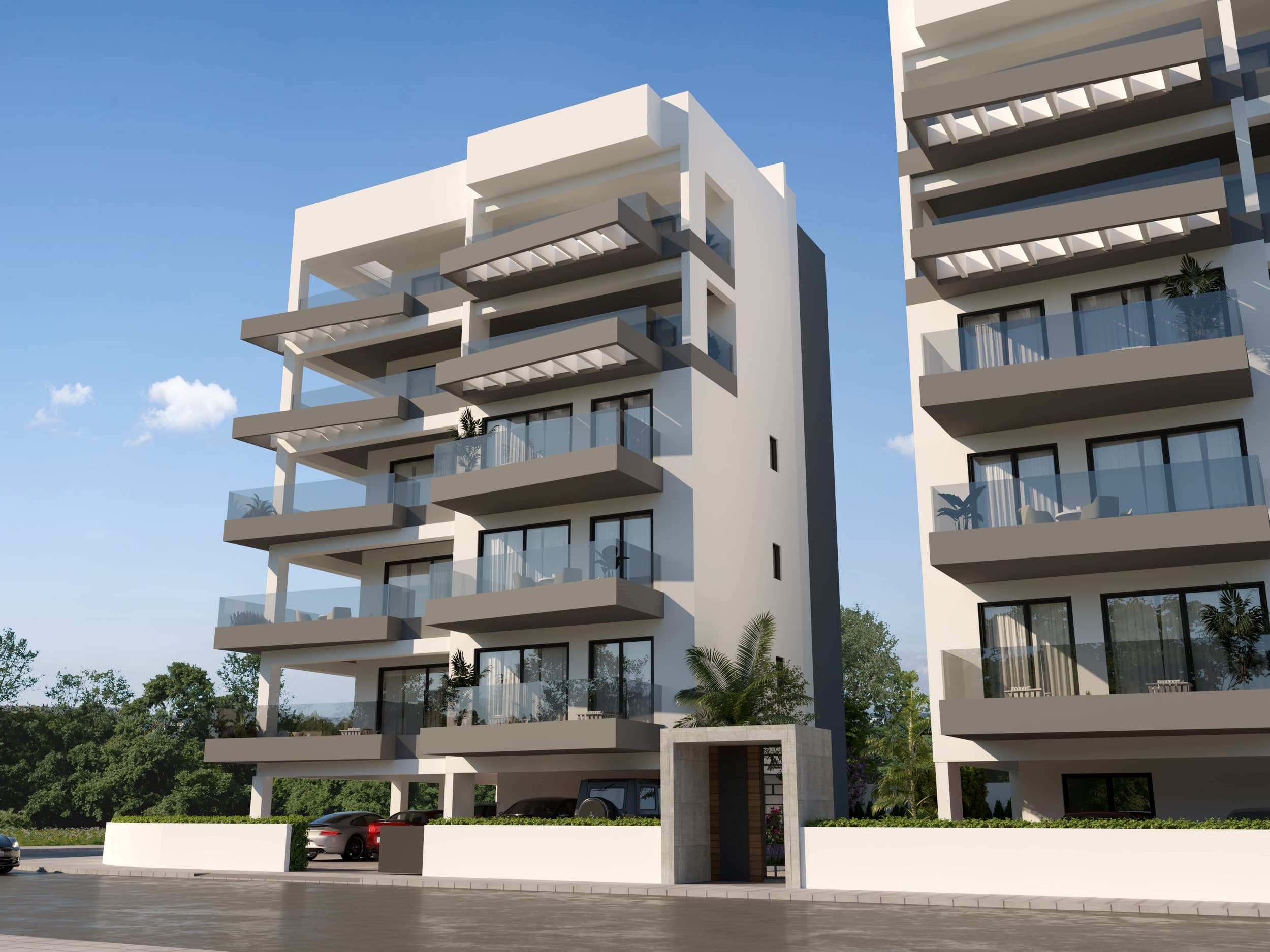 2-bedrooms apartments in Nicosia, Cyprus.
