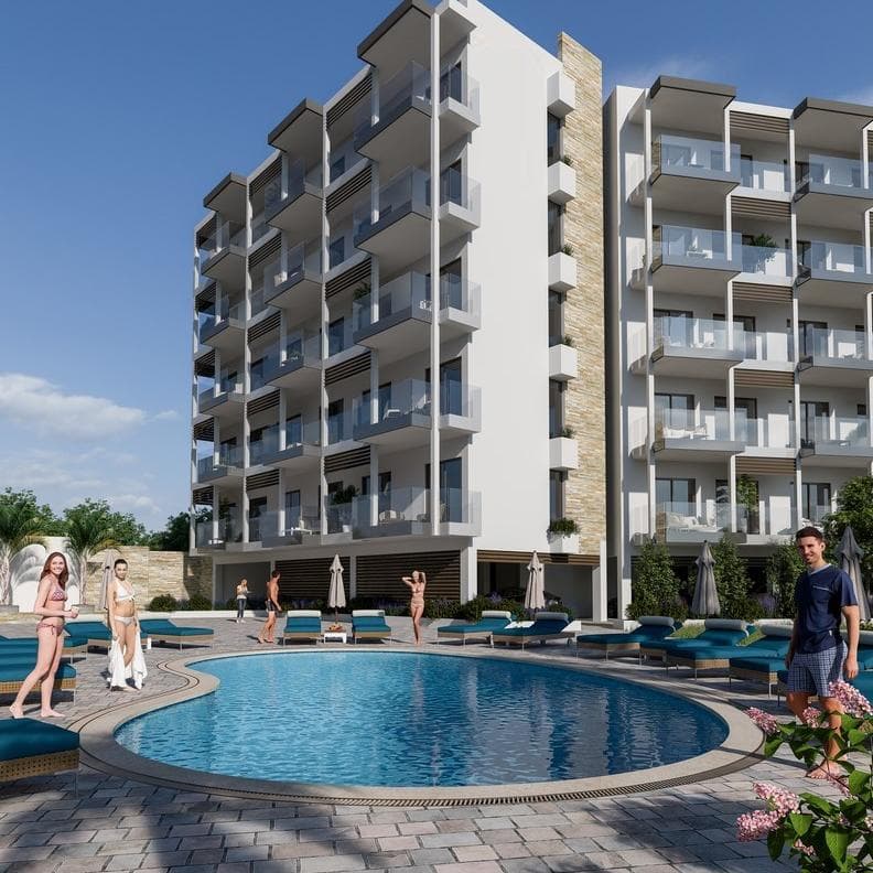1-bedrooms apartments in Limassol, Cyprus.